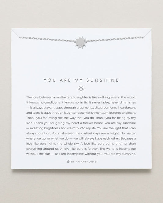 You Are My Sunshine Icon Necklace