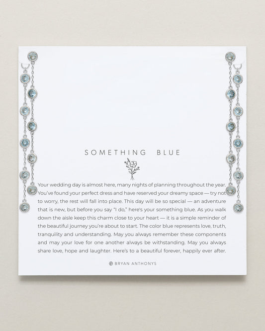 Something Blue Chandelier Earrings