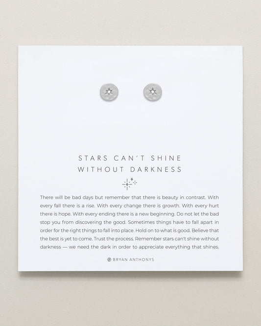 Stars Can't Shine Without Darkness Earrings