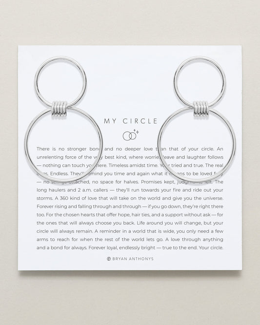 My Circle Statement Earrings