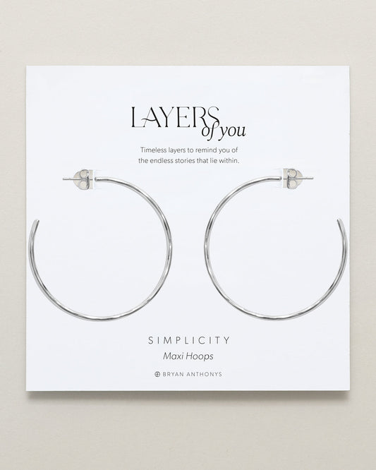 Simplicity Maxi Hoop Earrings