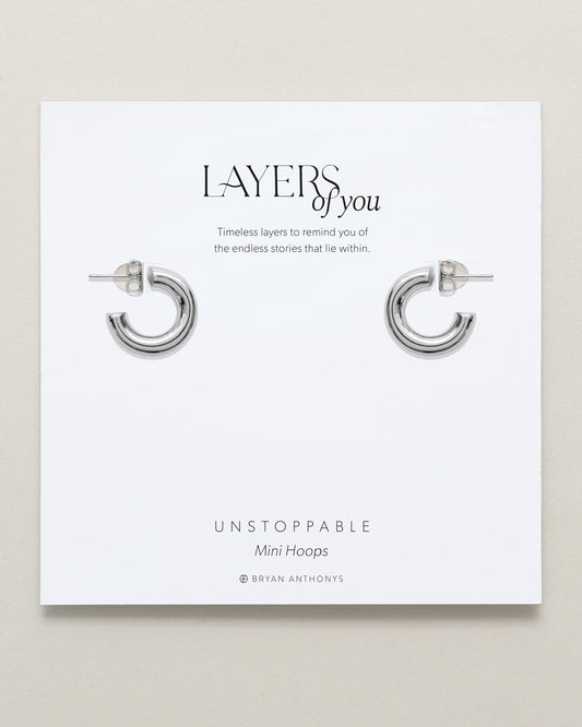 Unstoppable Mini Hoop Earrings