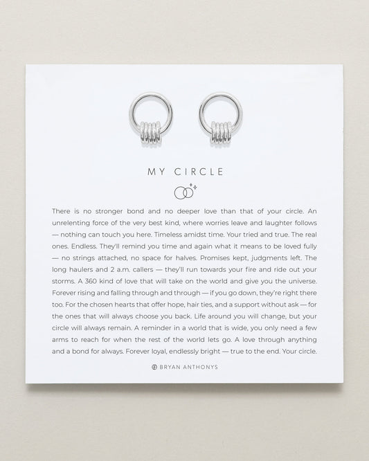 My Circle Drop Earrings