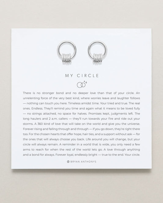 My Circle Drop Earrings