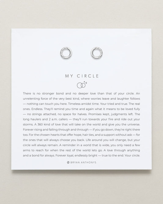 My Circle Stud Earrings