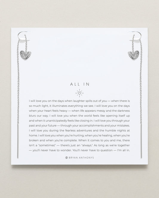 All In Threader Earrings