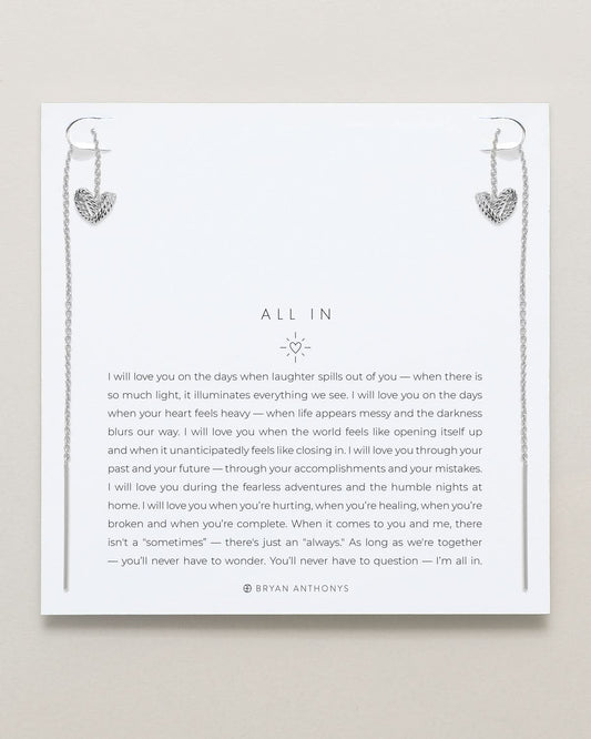 All In Threader Earrings
