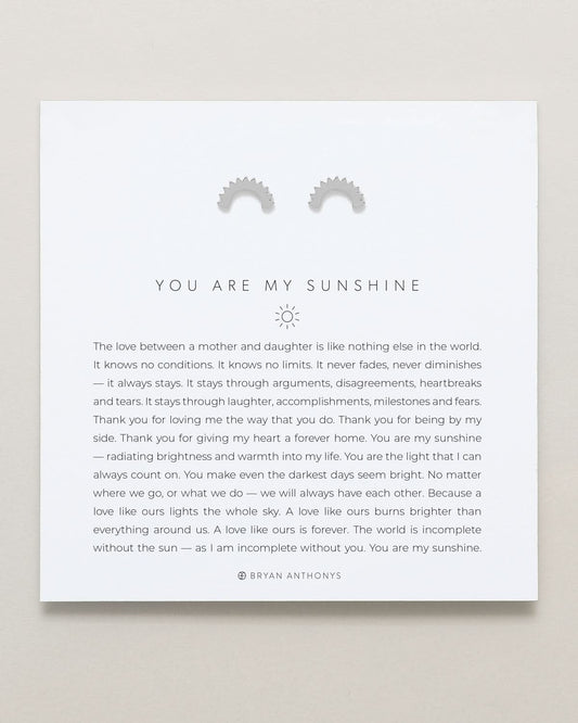 You Are My Sunshine Earrings