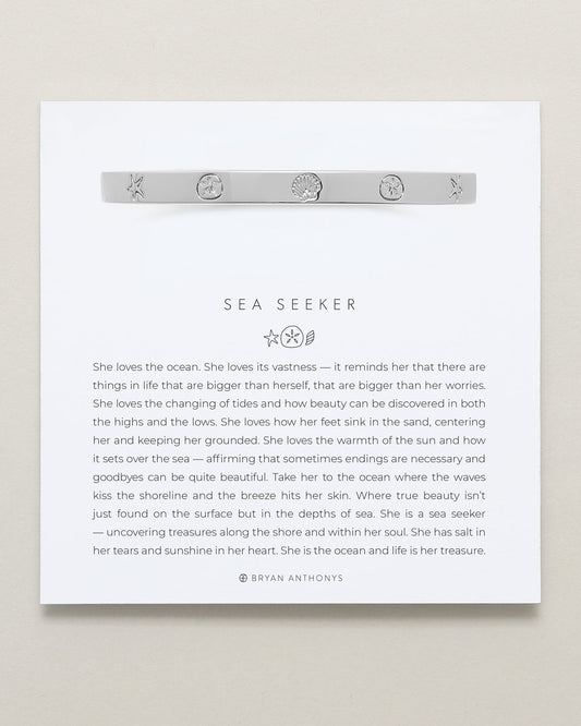 Sea Seeker Hinged Bracelet