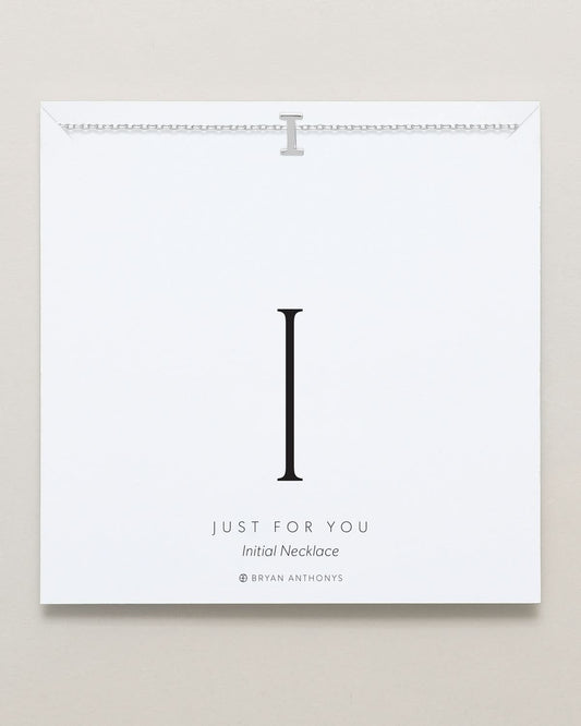 Just For You Initial Necklace — I