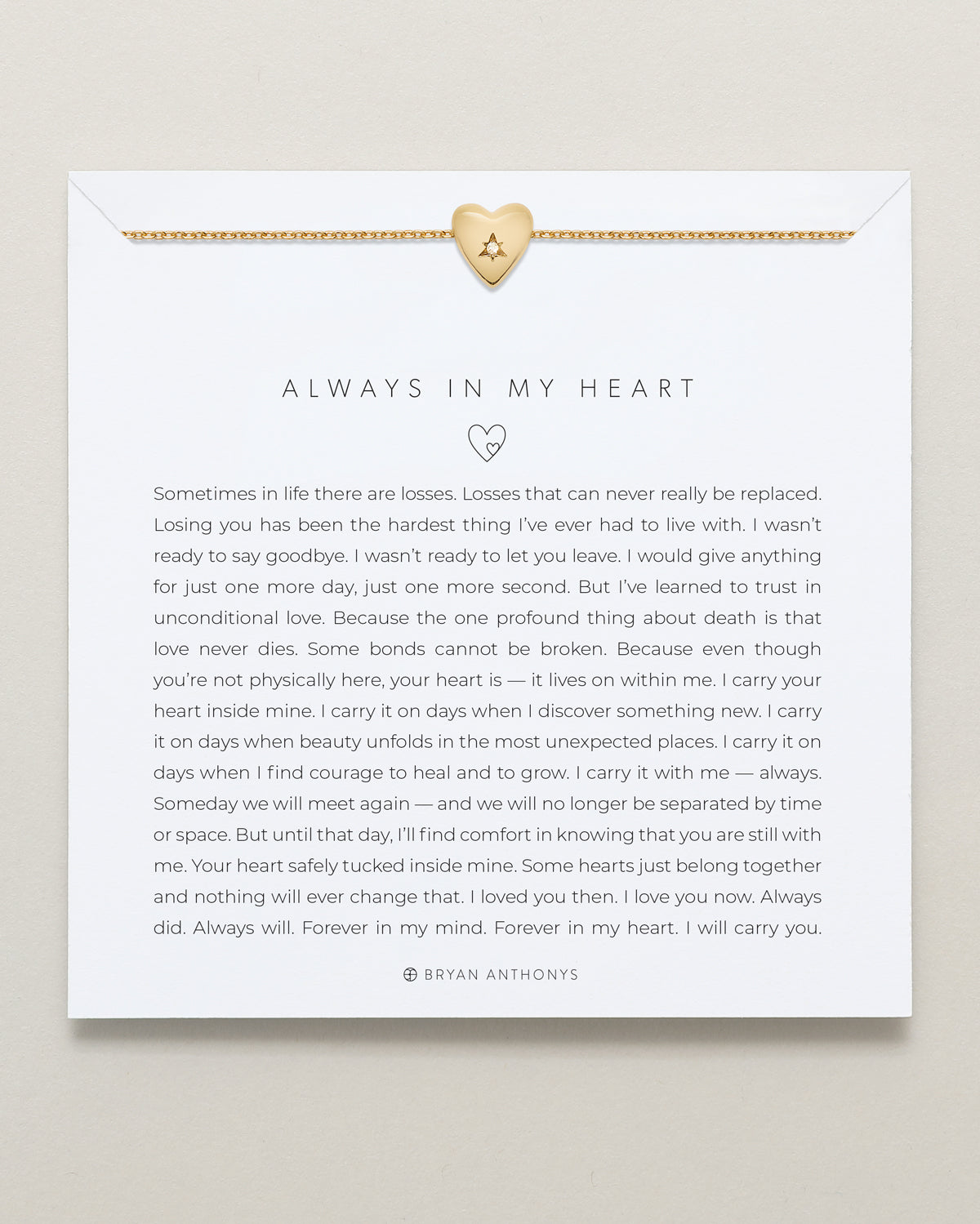 Always In My Heart Icon Necklace
