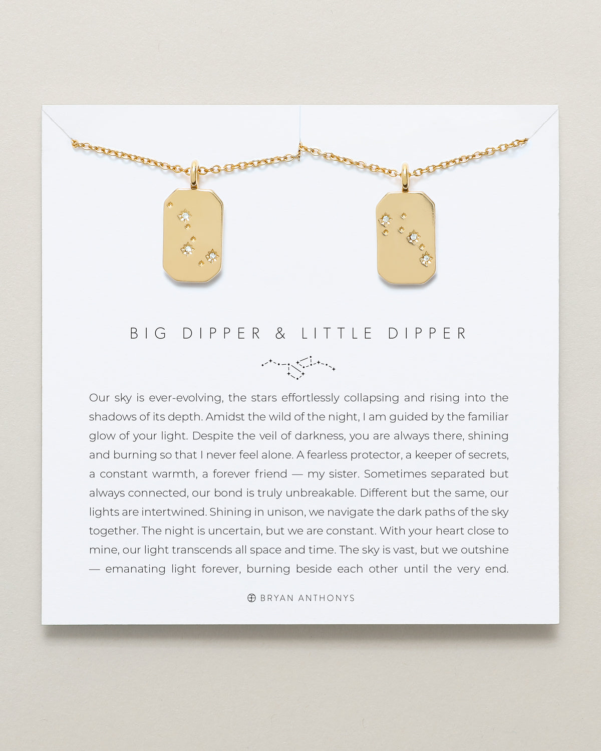 Big Dipper & Little Dipper Necklace Set