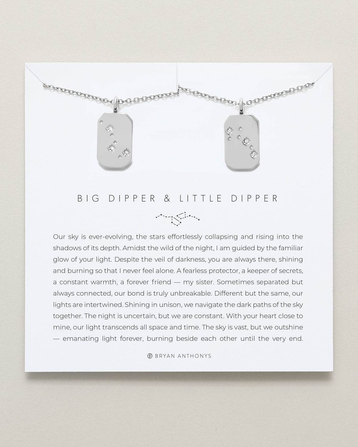 Big Dipper & Little Dipper Necklace Set