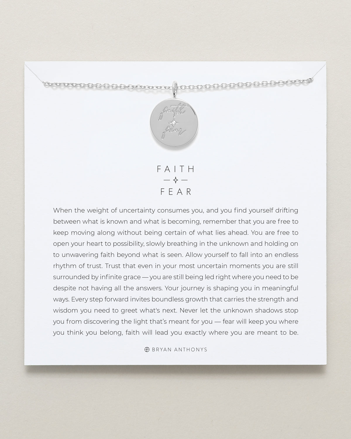 Faith Over Fear Necklace