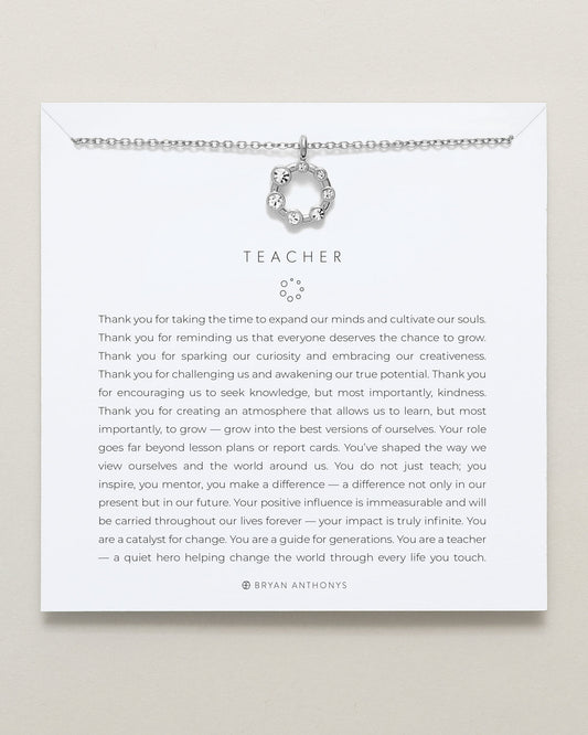 Teacher Necklace