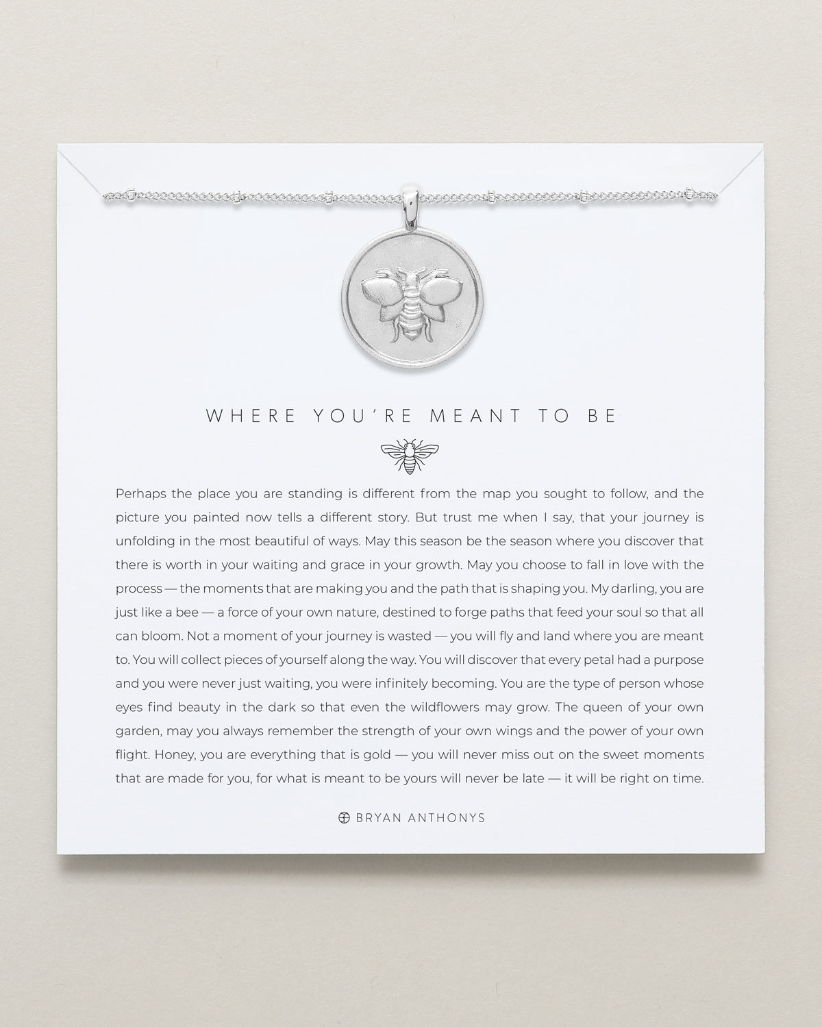 Where You're Meant to Be Necklace