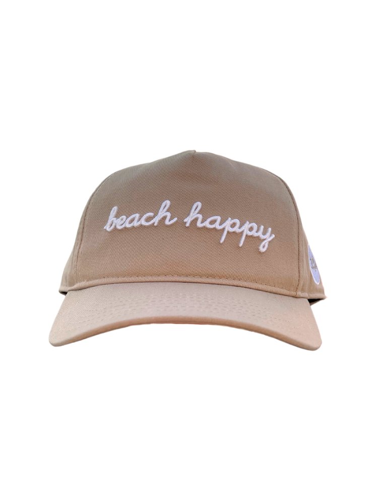 Beach Happy Script Hat