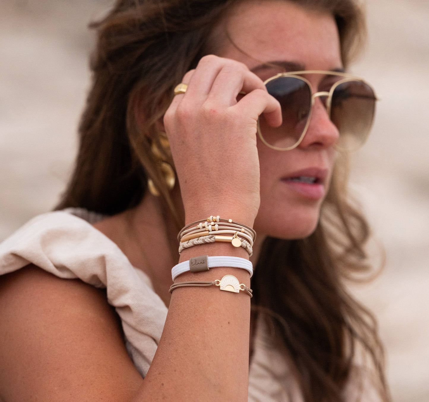 "Rise" Hair Tie Bracelet Set