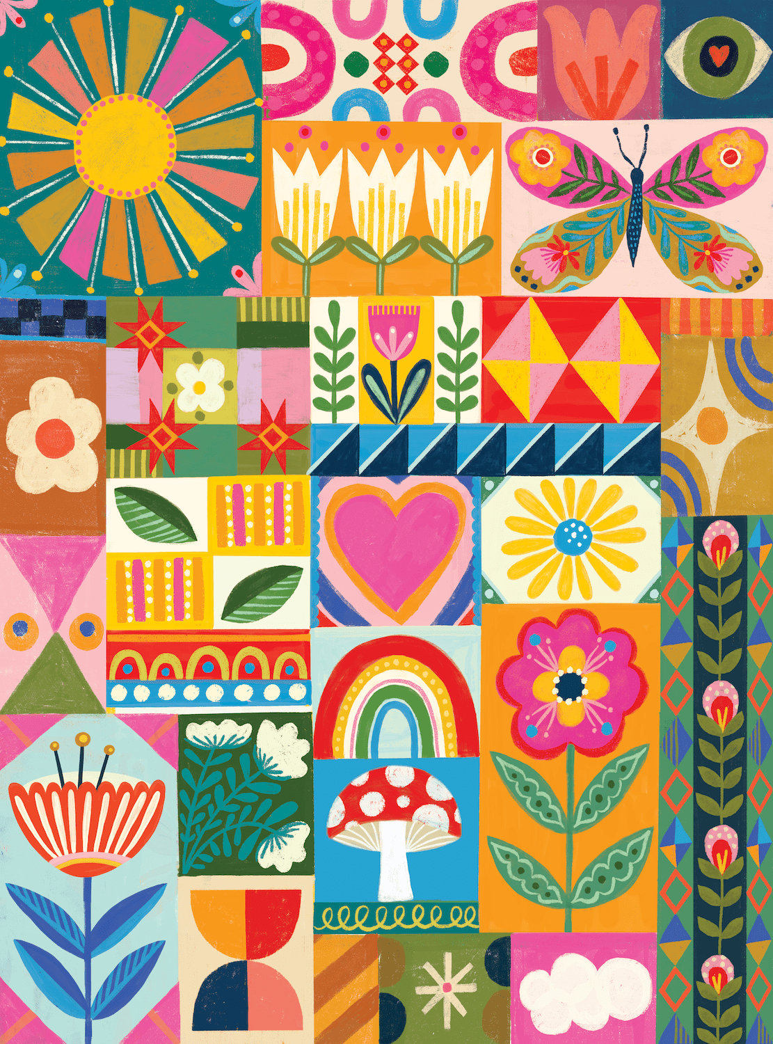 Choose Happy 1000 Piece Puzzle by Puzzlefolk