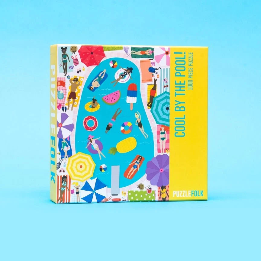 Cool By the Pool 1000 Piece Puzzle by Puzzlefolk