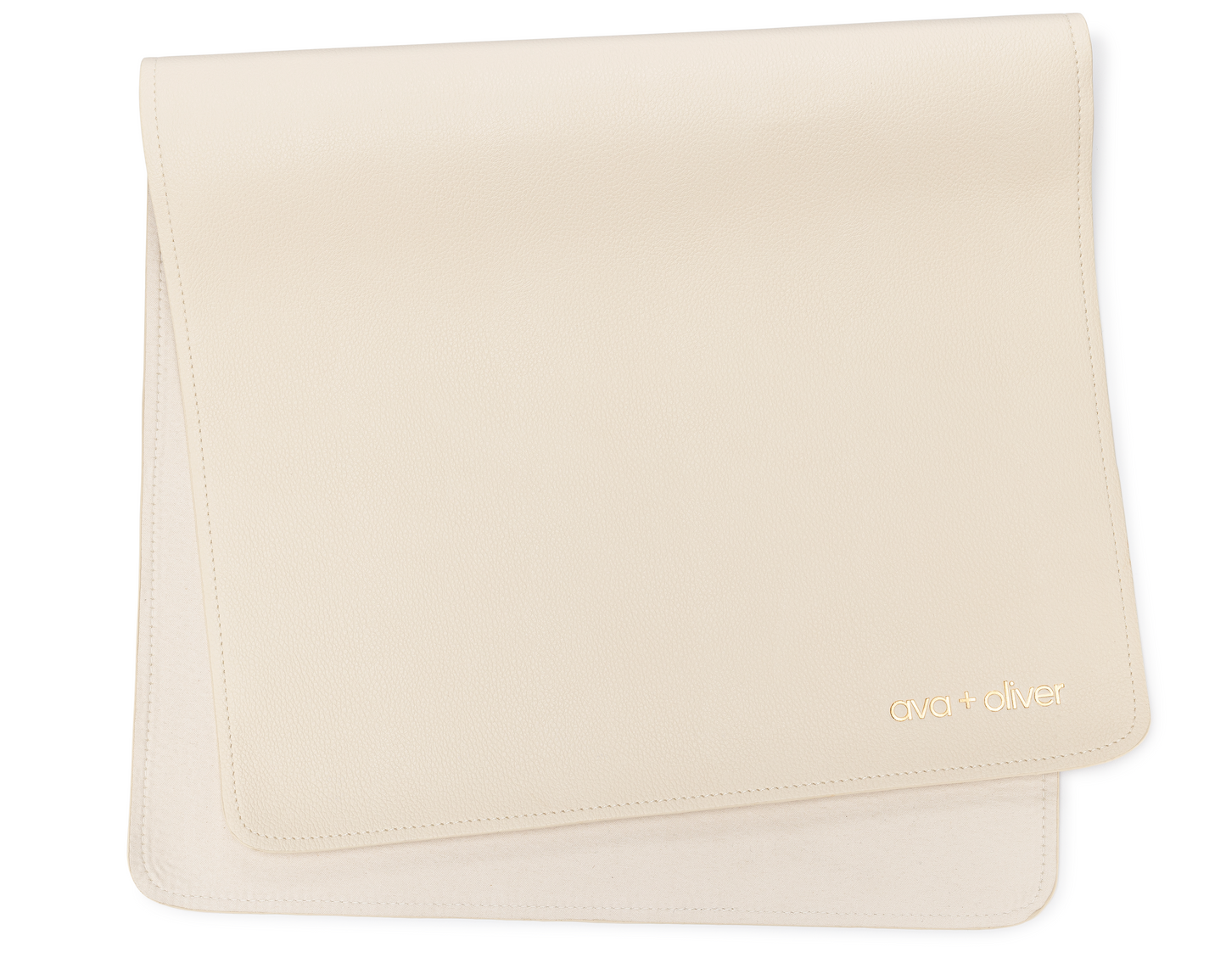 Vegan Leather Changing Mat | Cream
