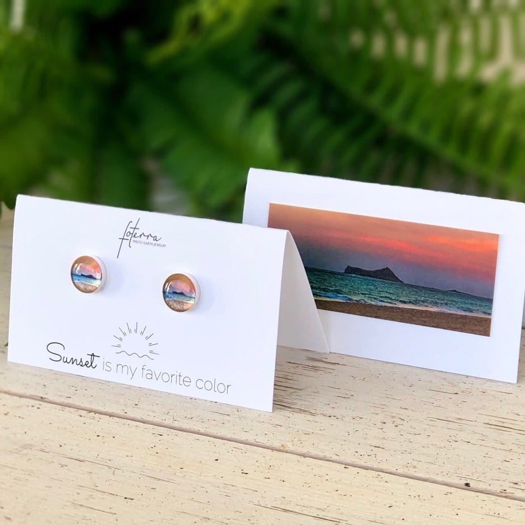 Sunset Is My Favorite Color - Post Earrings