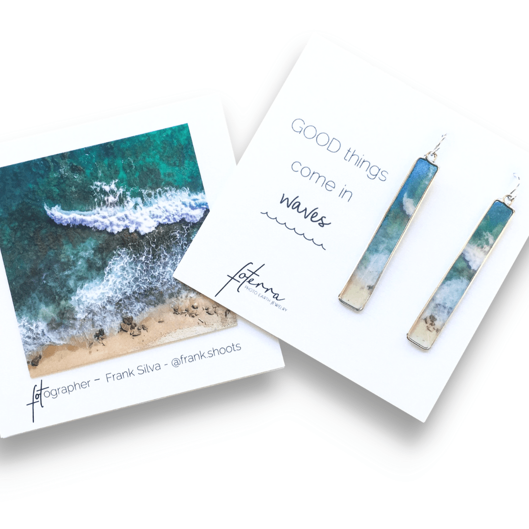 Good Things Come in Waves Long Earrings