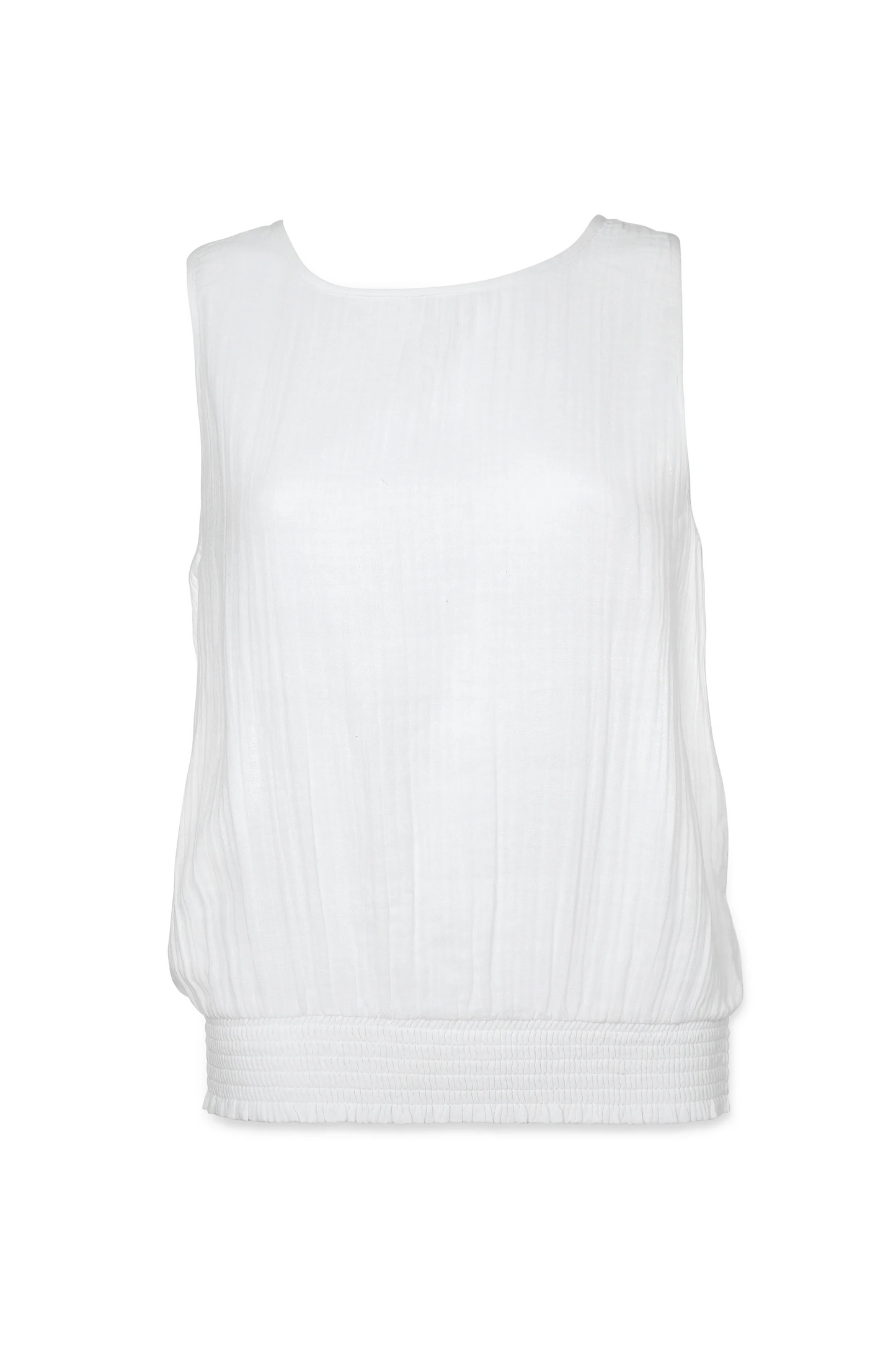 Island Sleeveless Top | White