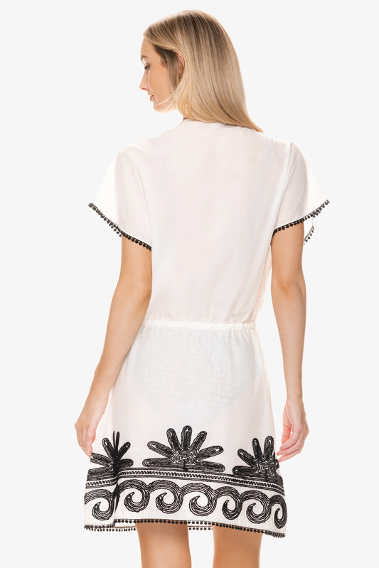 Margaux Dress | Black White