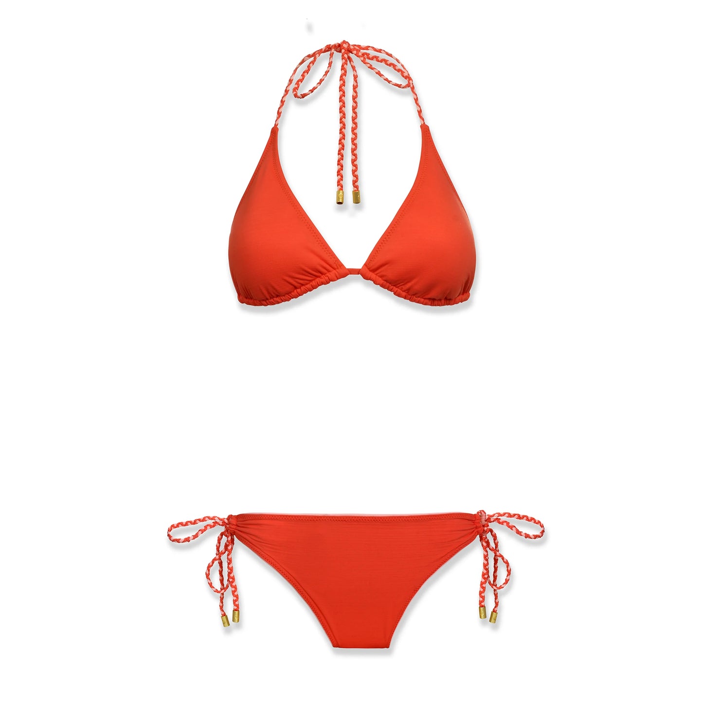 Reversible Tunnel Side Hipster With Braid | Textured Tropical Coral