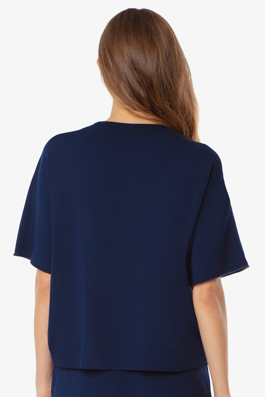 Short Sleeve Pullover | Navy