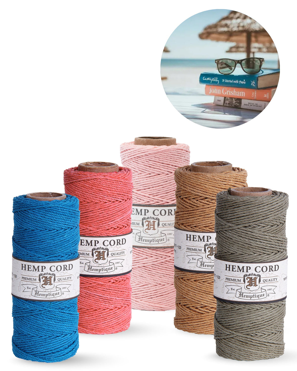 Value Packs #20 (1mm) Hemp Cord Spools