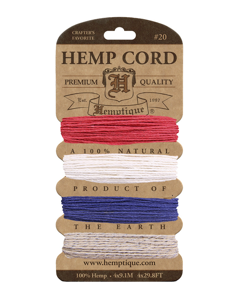 #20 (1mm) Hemp Cord Cards