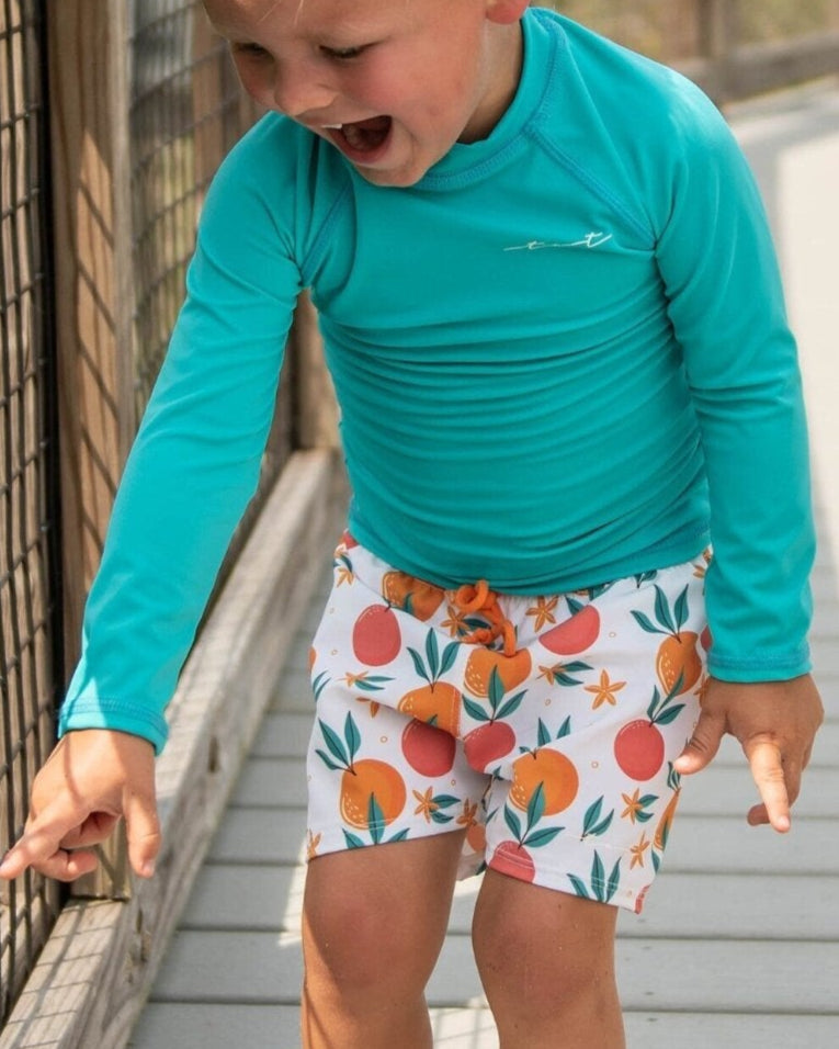 Aqua Long Sleeve Sun Shirt