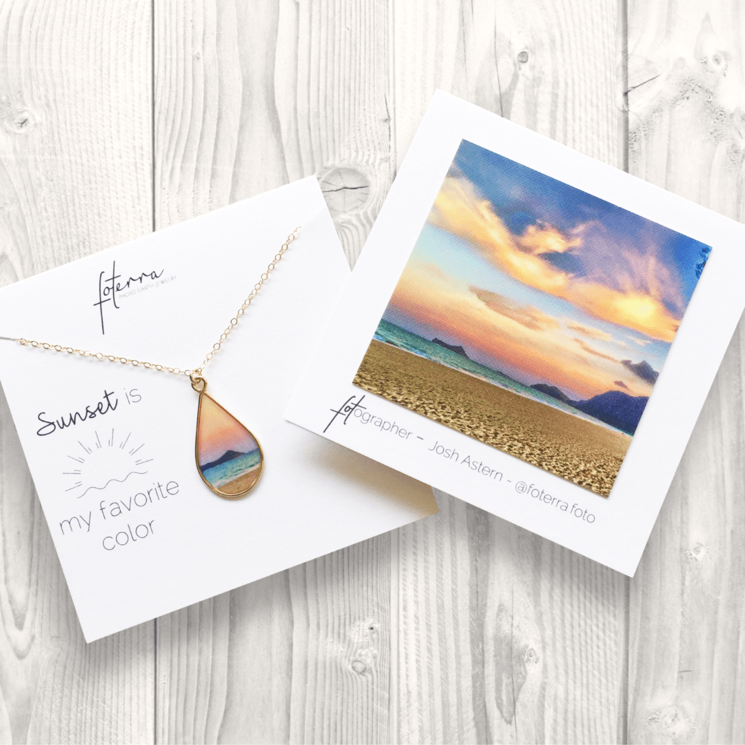 Sunset is my Favorite Color Necklace