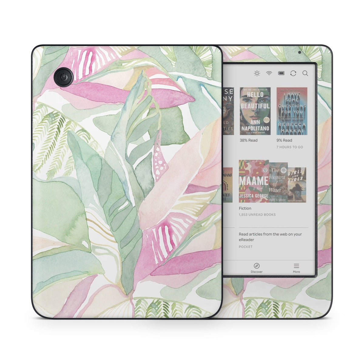 Tropical Leaves - Kobo Clara Colour Skin