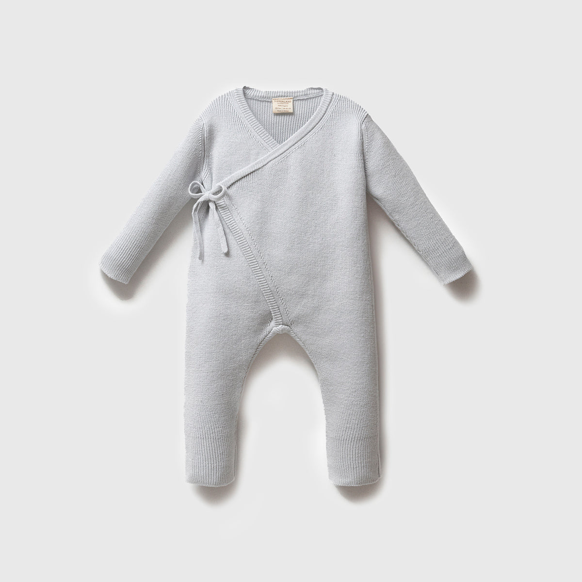 Knit Heirloom Organic Kimono-Blue