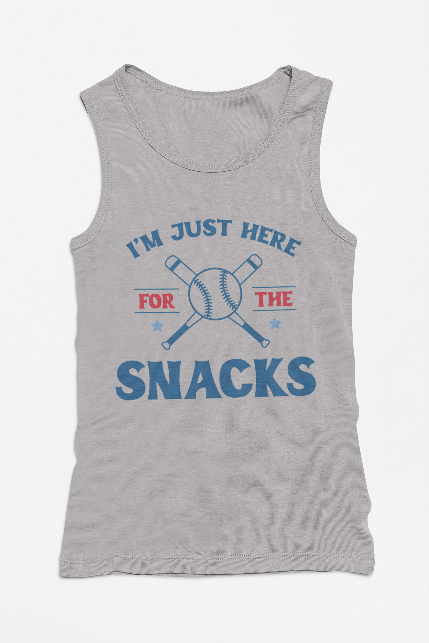 I'm Just Here For The Snacks Toddler Graphic Tank