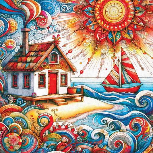 My Cottage by the Sea 1000 Piece Jigsaw Puzzle | Masterpieces