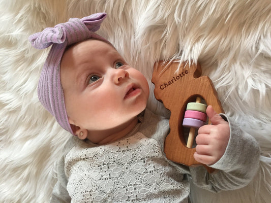 New Jersey State Wooden Baby Rattle™