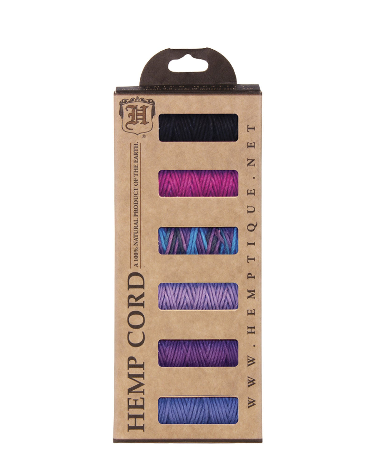 #20 Hemp Cord 6-Pack Mini Spools