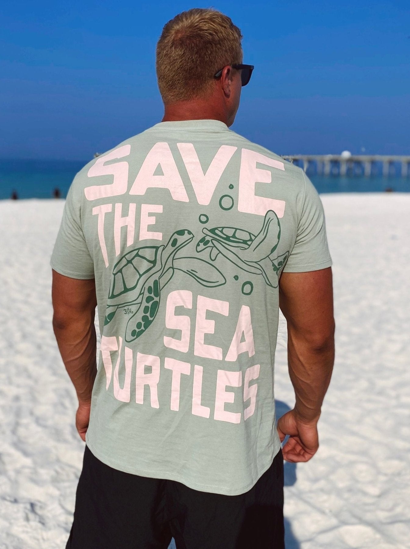 Save The Sea Turtles Recycled T-Shirt