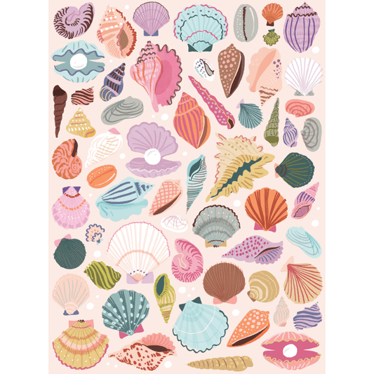Seashells by the Seashore 1000 Piece Puzzle by Puzzlefolk