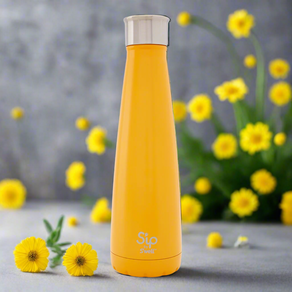 Orange Cream Taffy Stainless Steel Water Bottle