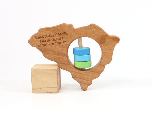 South Carolina State Wooden Baby Rattle™