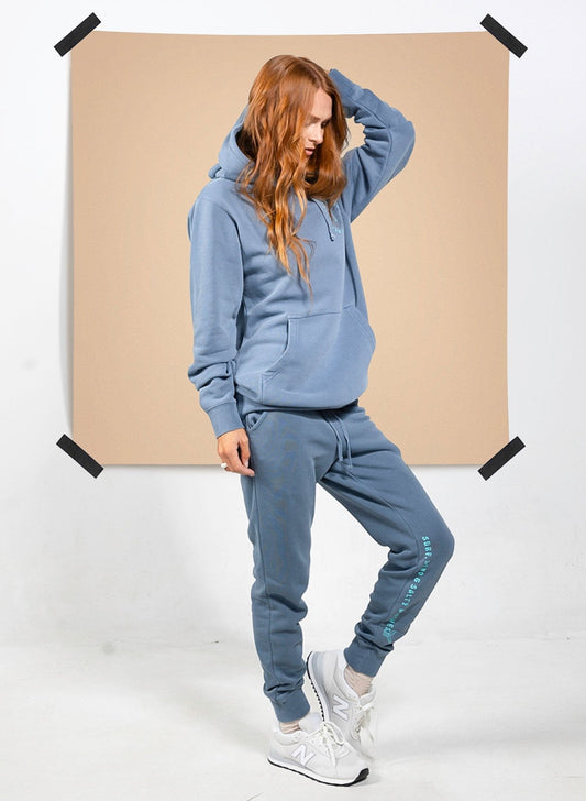 'Surf Club' Hoodie | Slate Blue