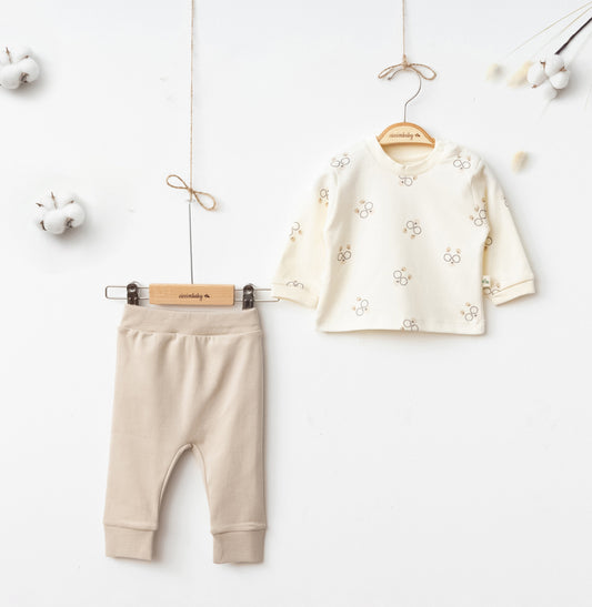 Teddy 2 Pcs Brown Set