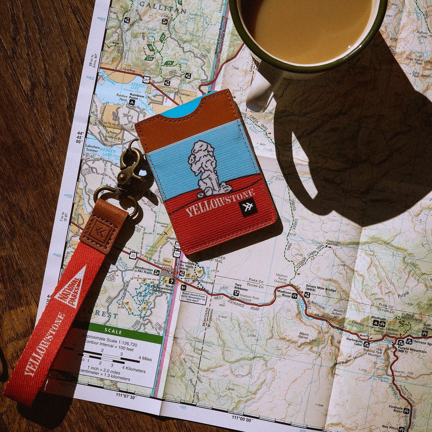 Yellowstone - Wristlet Keychain