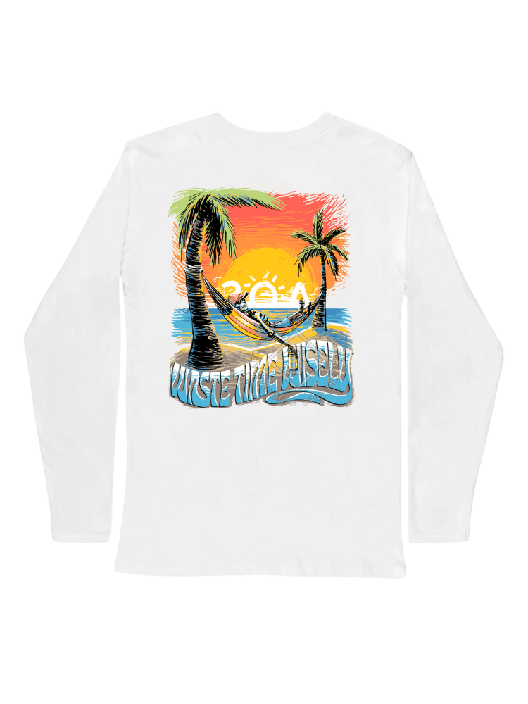 Waste Time Wisely Beach Blonde Ale Recycled Long Sleeve T-Shirt