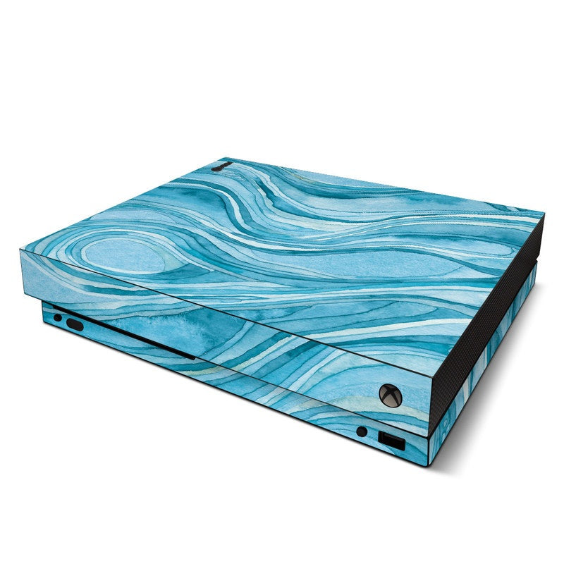 Ocean Blue - Microsoft Xbox One X Skin